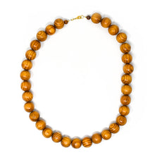 Load image into Gallery viewer, Light Wooden Bead Necklace
