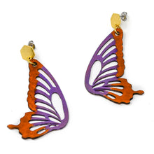 Load image into Gallery viewer, Butterfly Leather Earrings
