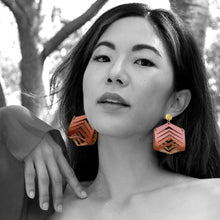 Load image into Gallery viewer, Grand Arch Leather Earrings
