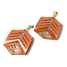 Load image into Gallery viewer, Grand Arch Leather Earrings
