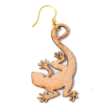Load image into Gallery viewer, &quot;Abundance&quot; Leather Lizard Earrings
