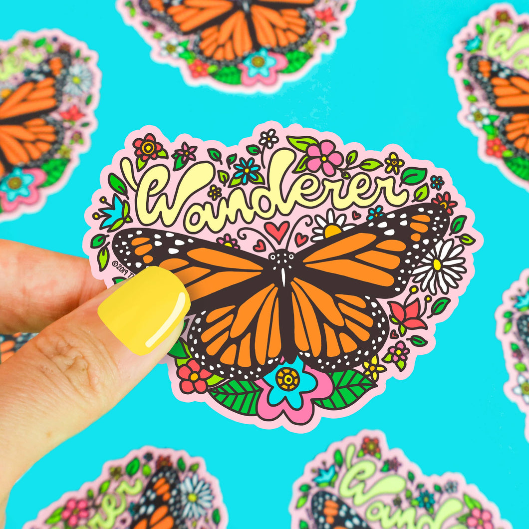 butterfly wonderful sticker
