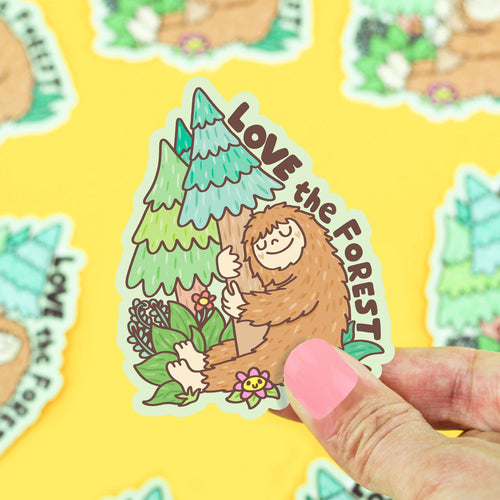 love the forest sticker
